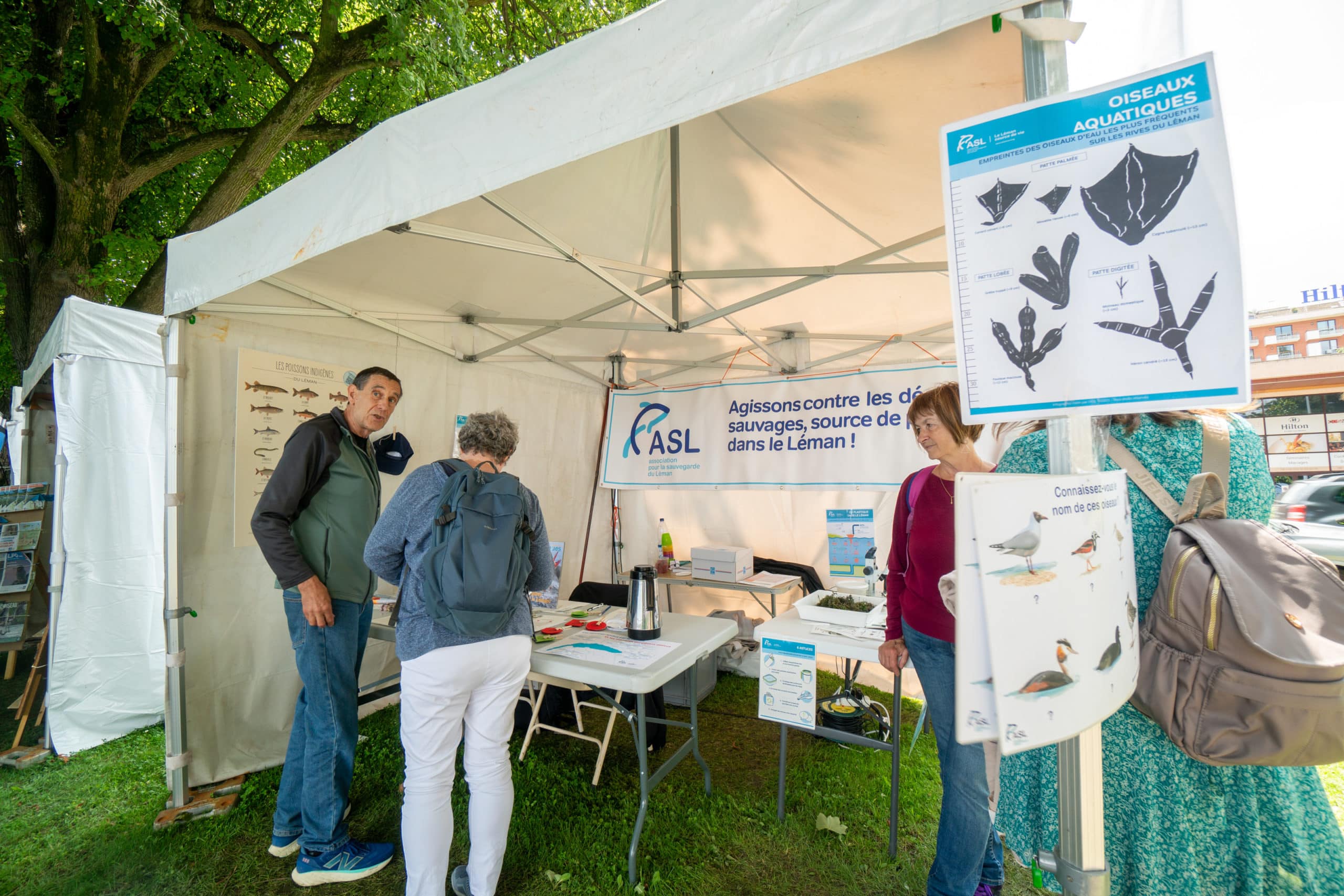 Photo de Stand de l'association pour la sauvegarde du Léman (ASL)